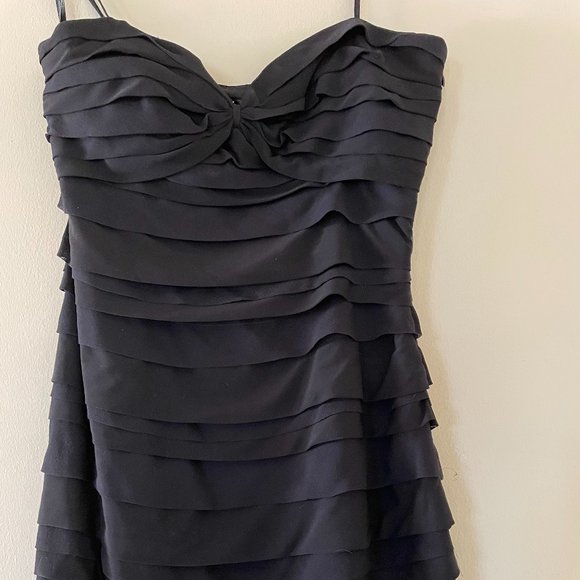 Elegant spaghetti strap dress, sheer dress - Picture 4 of 9